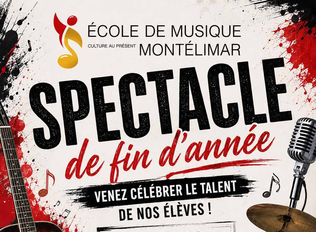 Concert de fin d'année de l'école de musique de Montélimar
